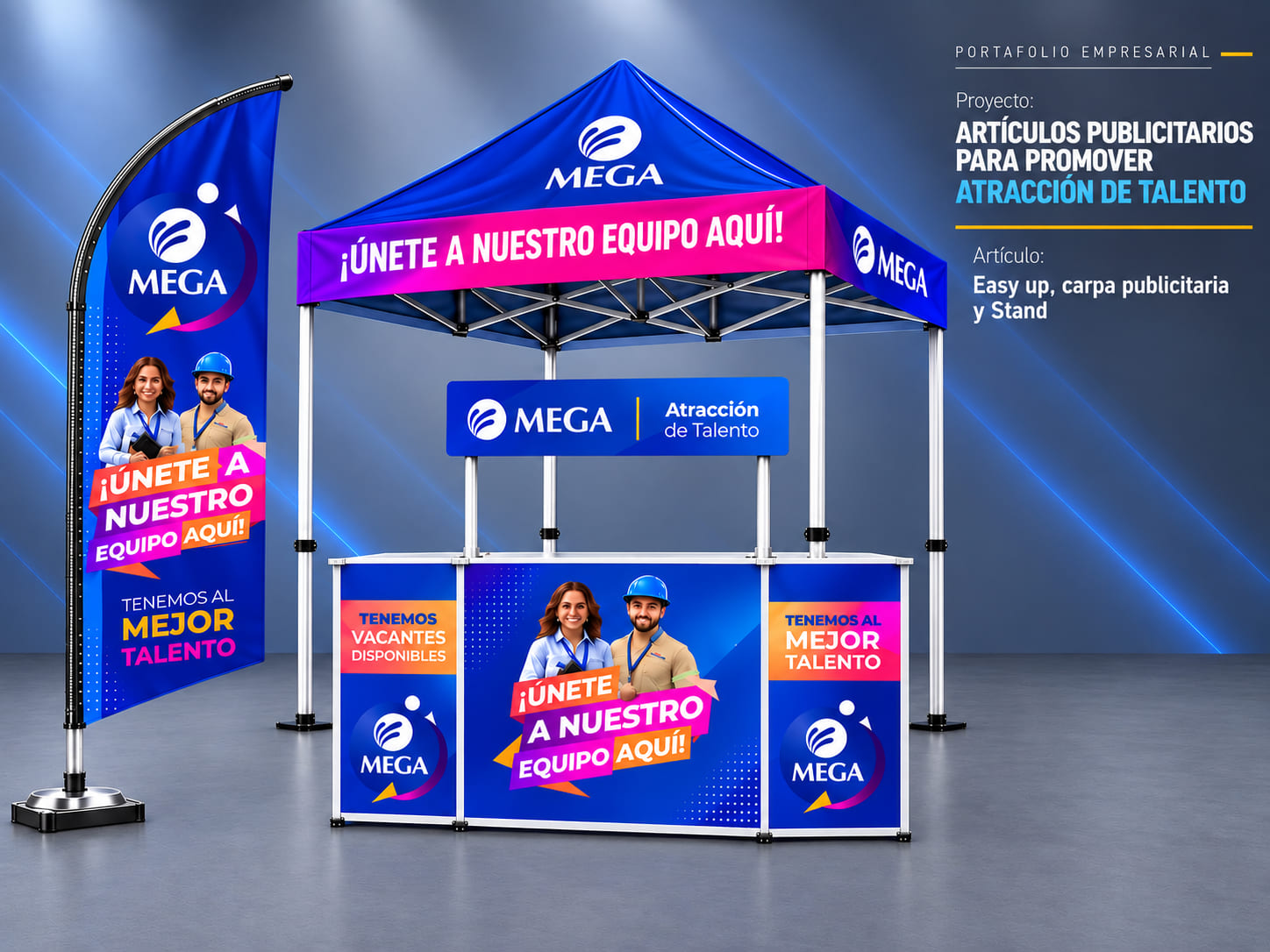 Stand publicitario para Megacable