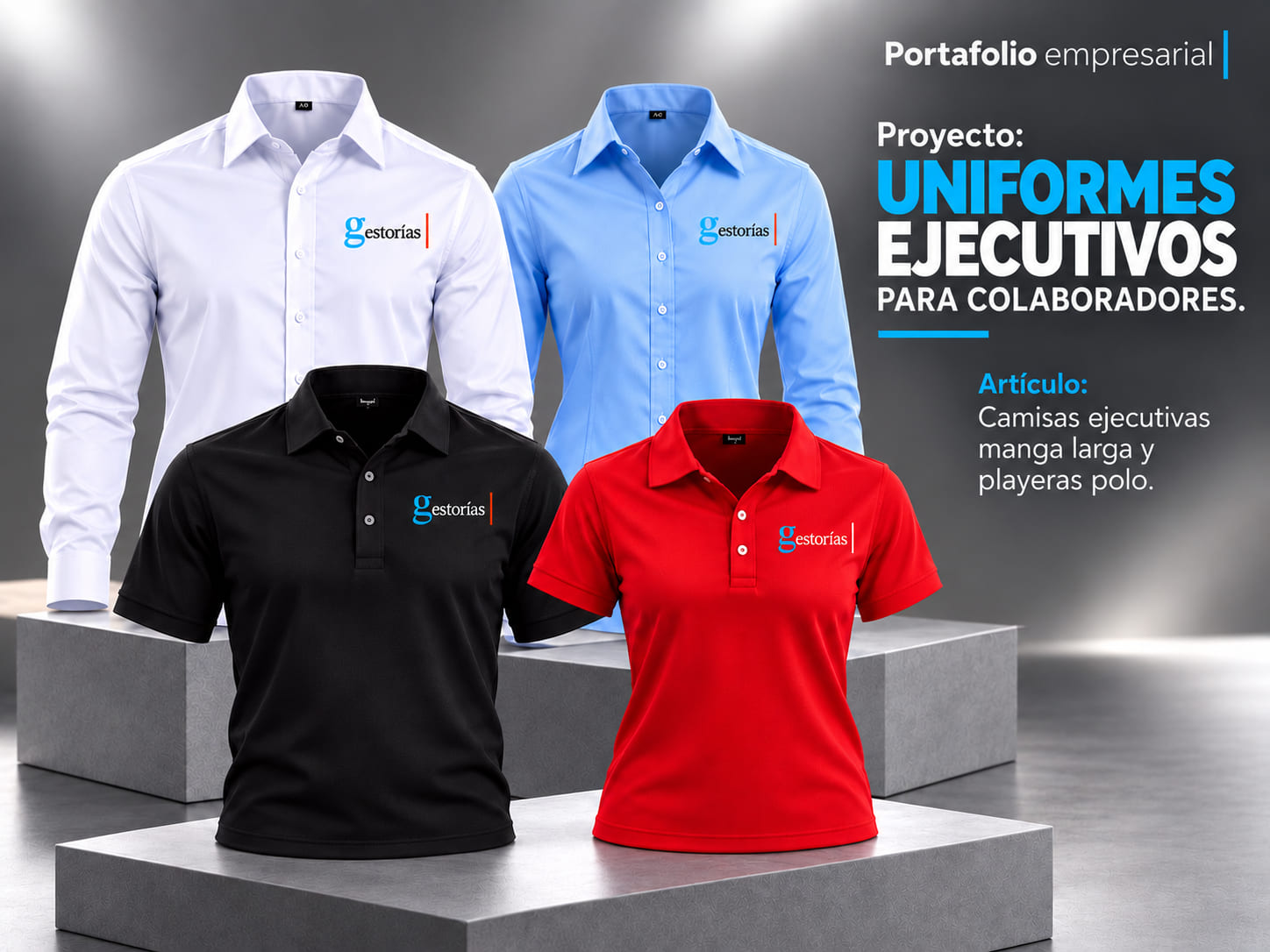 Uniformes para equipo administrativo de Gestorías
